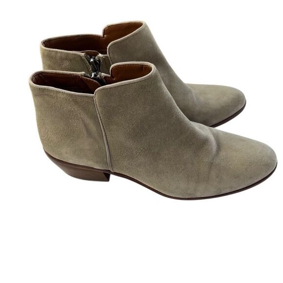 Sam Edelman Boot Booties Shoes Suede Tan Size 7.5 - Picture 3 of 10